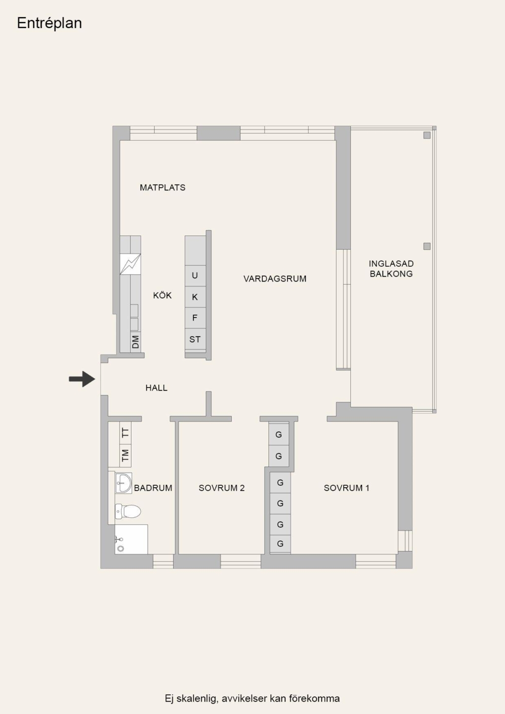 3:a i fina Berghyllan med härlig utsikt & bekvämt nära centrum