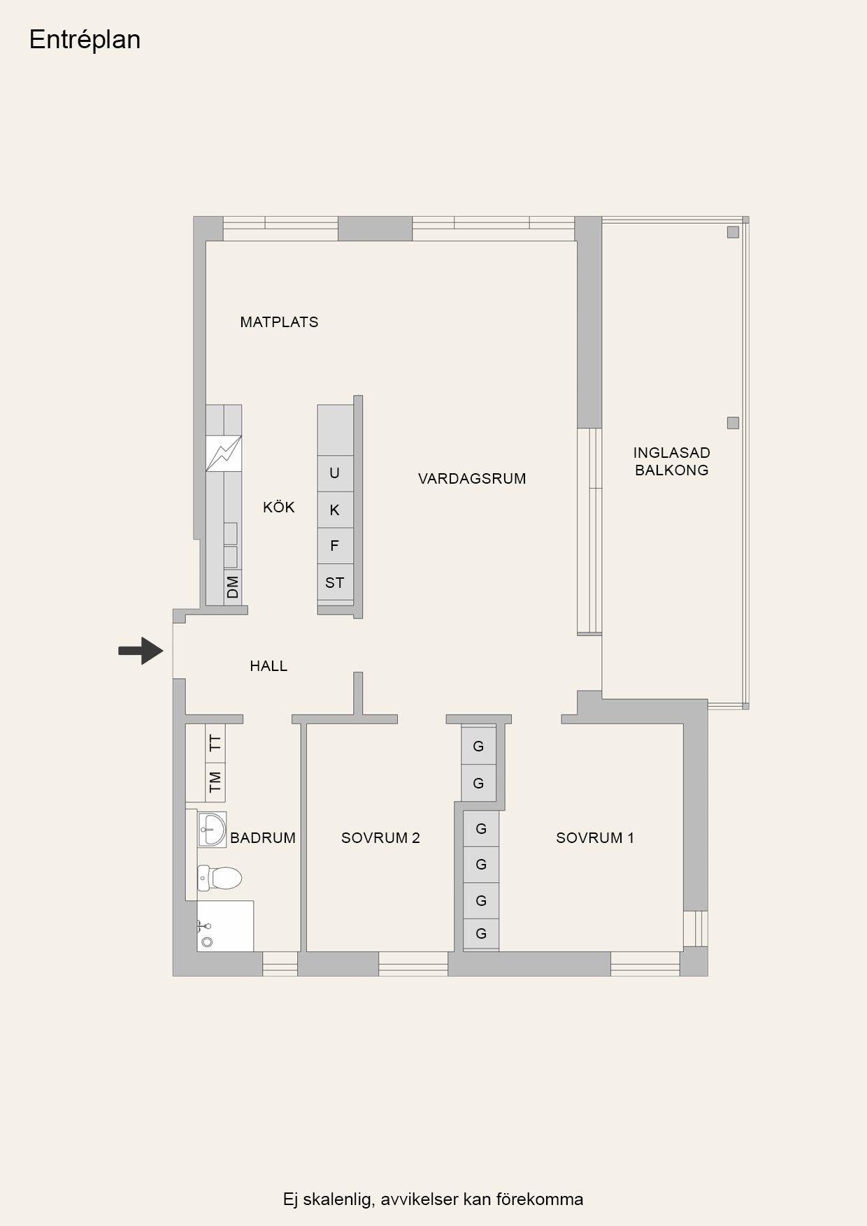 3:a i fina Berghyllan med härlig utsikt & bekvämt nära centrum