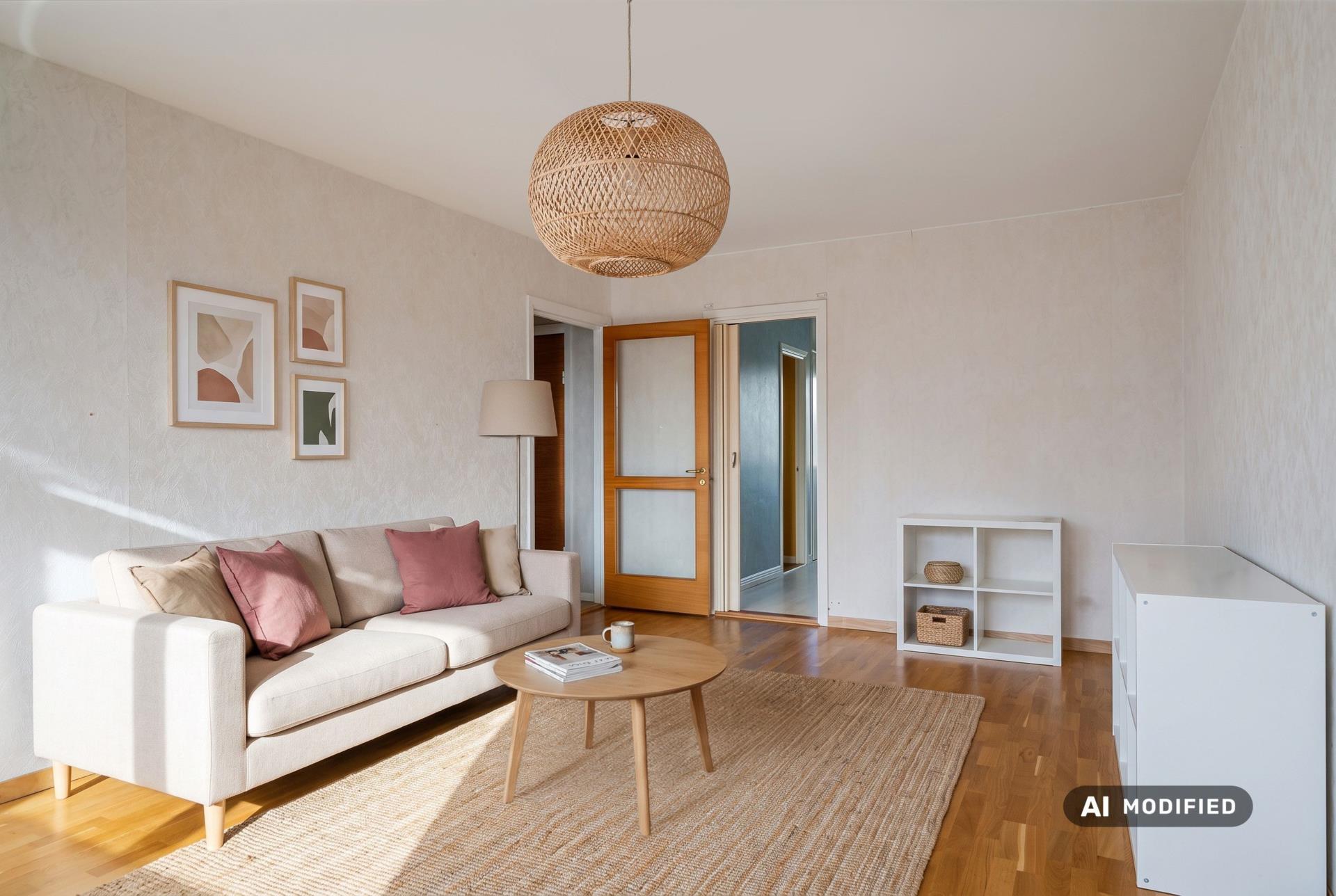 Välkomna! Högst upp i huset på Vaktbergsvägen 21B!